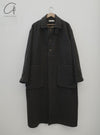 AVIVA JIFEI XUE 24 Autumn and Winter Wool Linen Plaid Casual Coat AJX-FW24-RMC-CWC-TYMGW Charcoal Wool Plaid FW24-RMC-KWLC